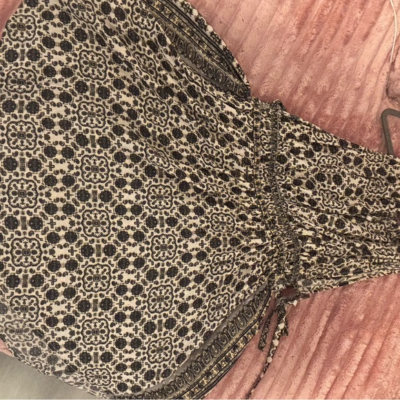 Free People Black and Cream Patterned Dress - Picture 9 of 9